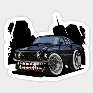 Mad Car Sticker